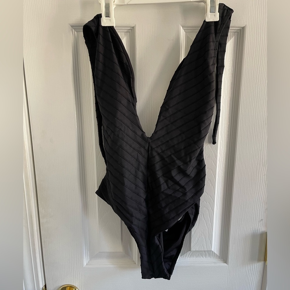 Peixoto black one piece swimsuit size M
